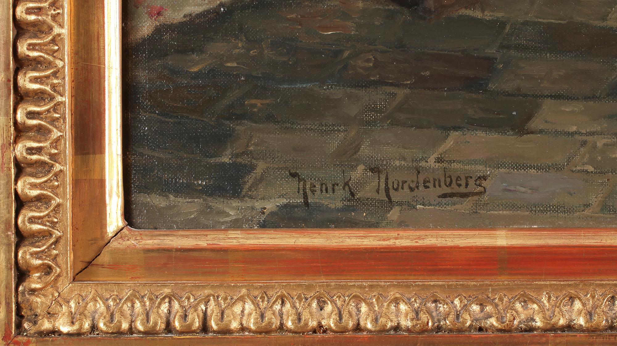 HENRIK NORDENBERG, olja på duk, sign.