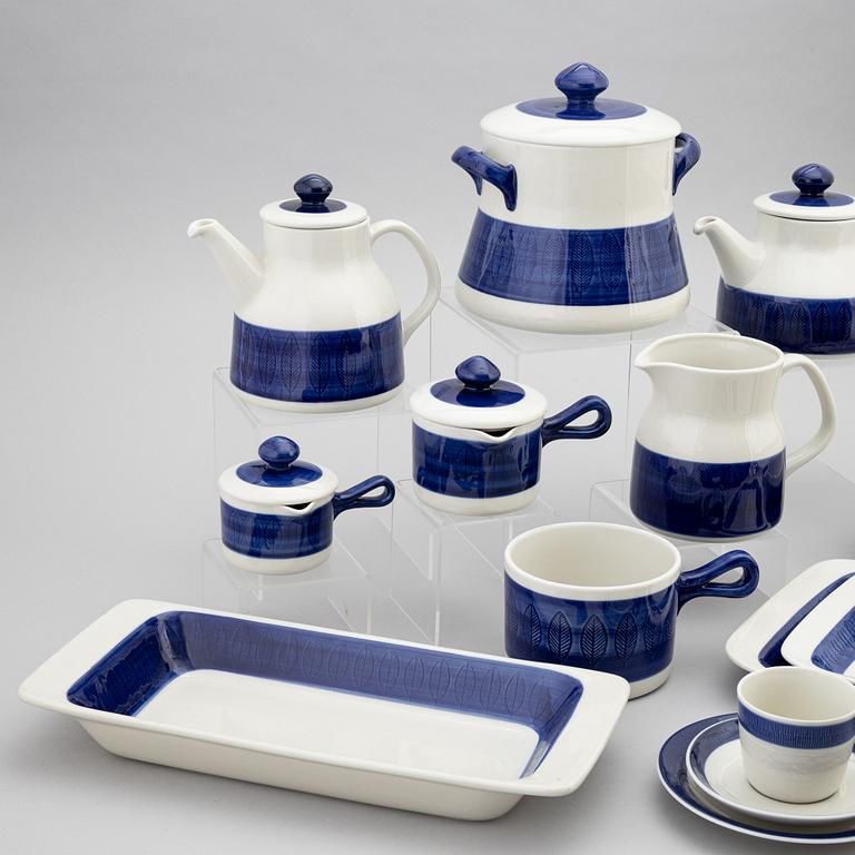 Hertha Bengtson, a 36 piece 'Koka Blå' porcelain service from Rörstrand.