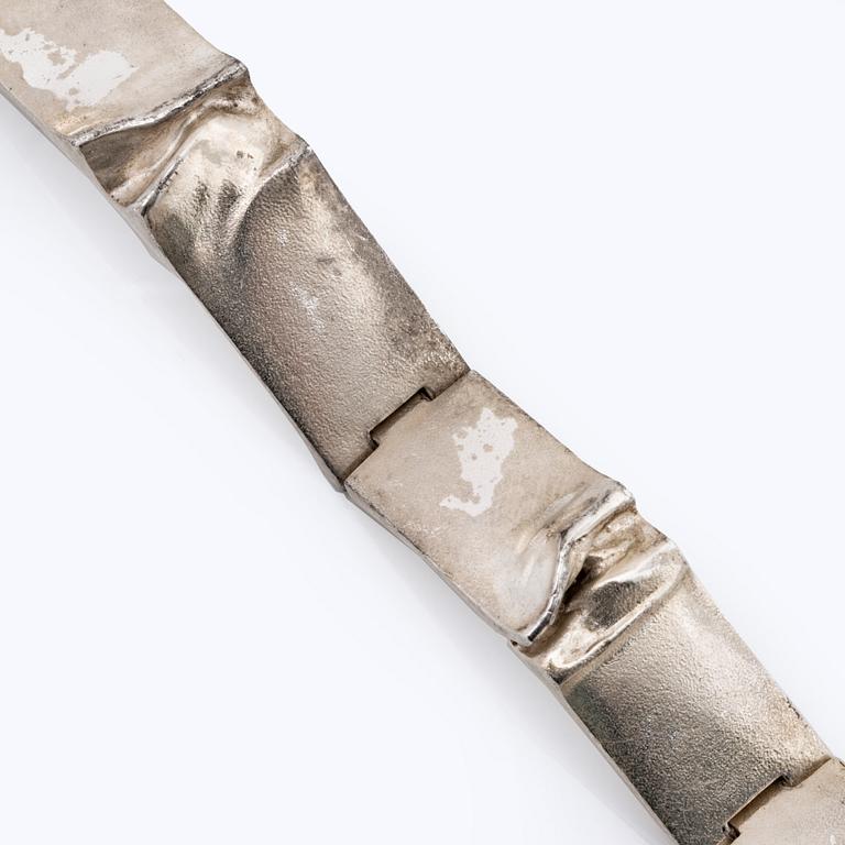 LAPPONIA armband silver "Ceres" design Björn Weckström Finland 1979.