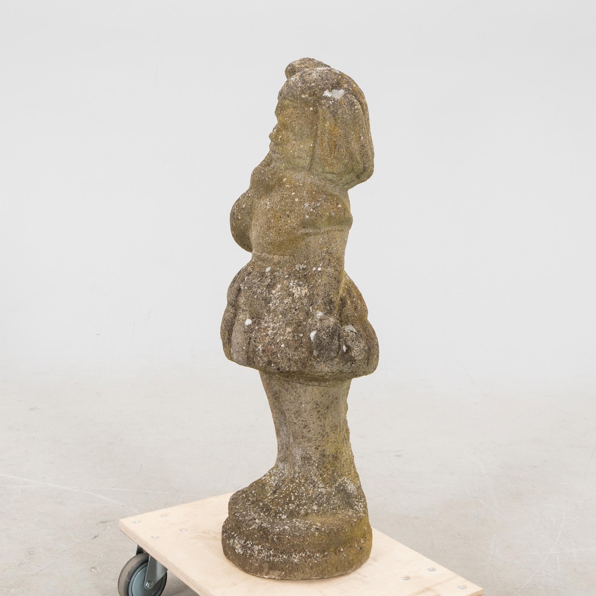 A garden sculpture.