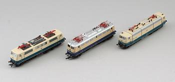 SAMLING MODELLTÅG, 4 delar, Roco, Österrike.