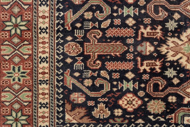 A carpet, semi antique/old, possibly Ardabil, c. 180 x 115 cm.