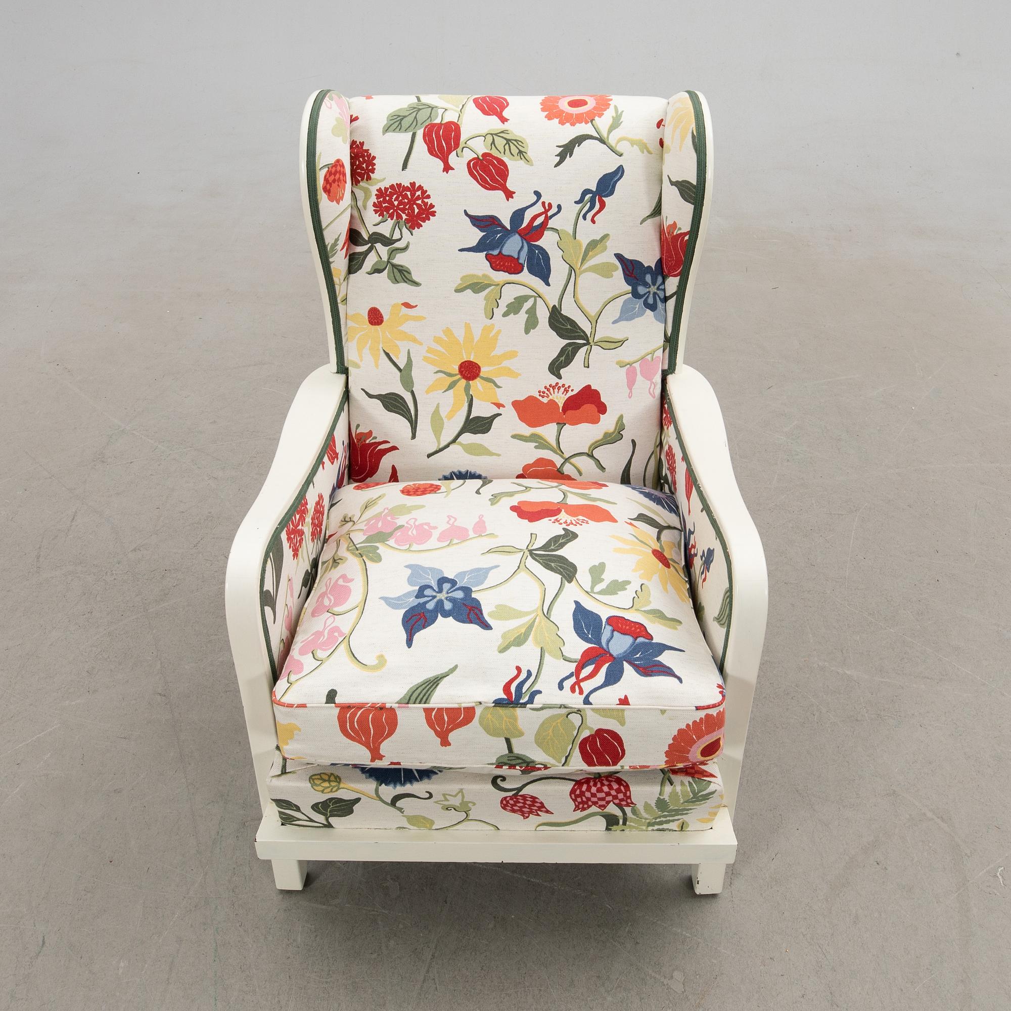 Wilhelm Knoll, fåtölj, Knolls Moderna Möbler, 1900-talets första hälft.