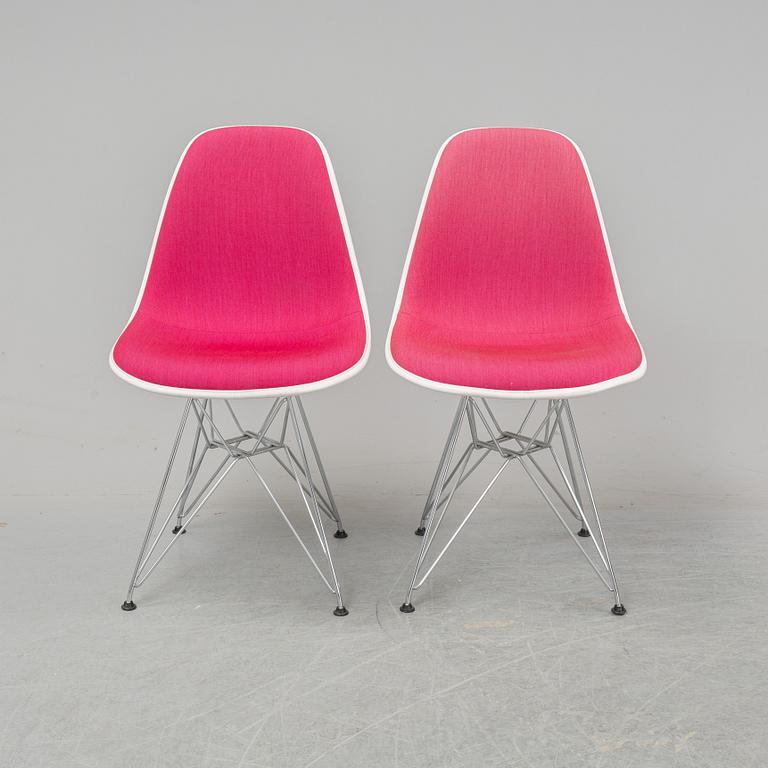 CHARLES AND RAY EAMES, six DSR chairs, Vitra, 2012.