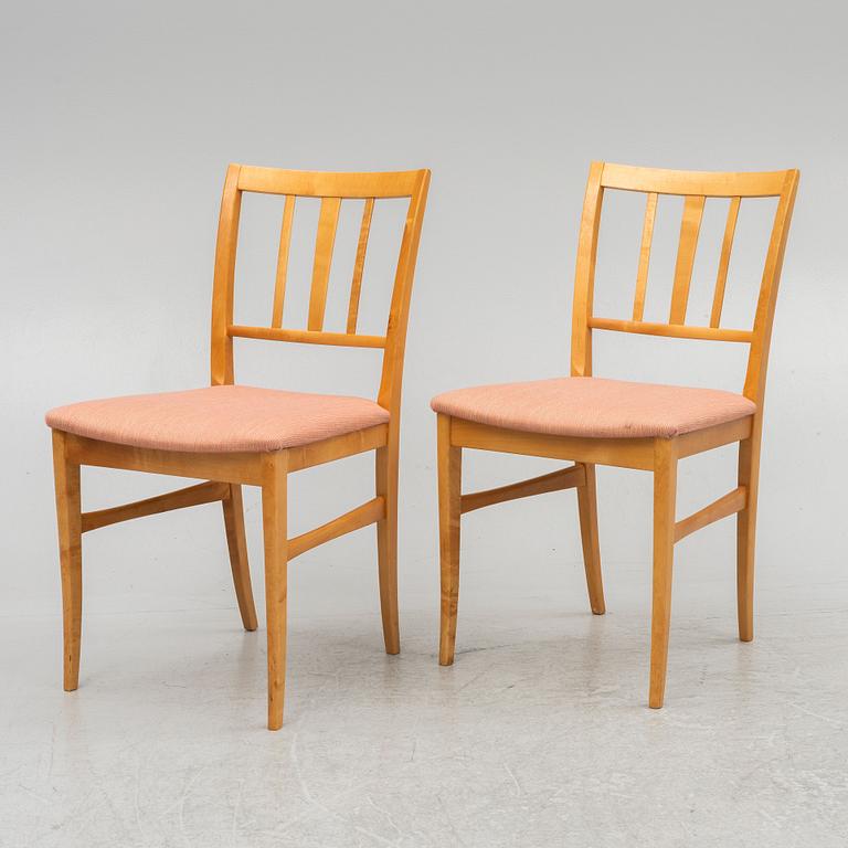 Carl Malmsten, chairs 8 pcs, "Tala vid", O.H. Sjögren.