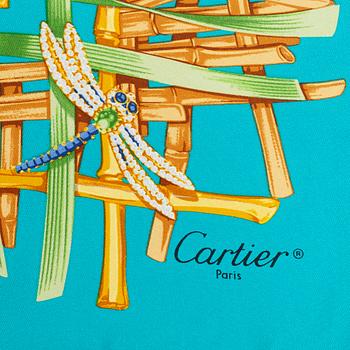 Cartier, scarf.