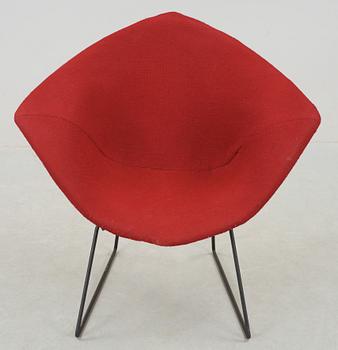 FÅTÖLJ, "Diamond chair" Harry Bertoia. 1900-talets andra hälft.