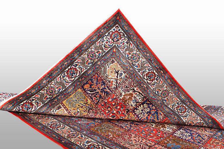 A carpet, Qum, ca 336 x 248 cm.