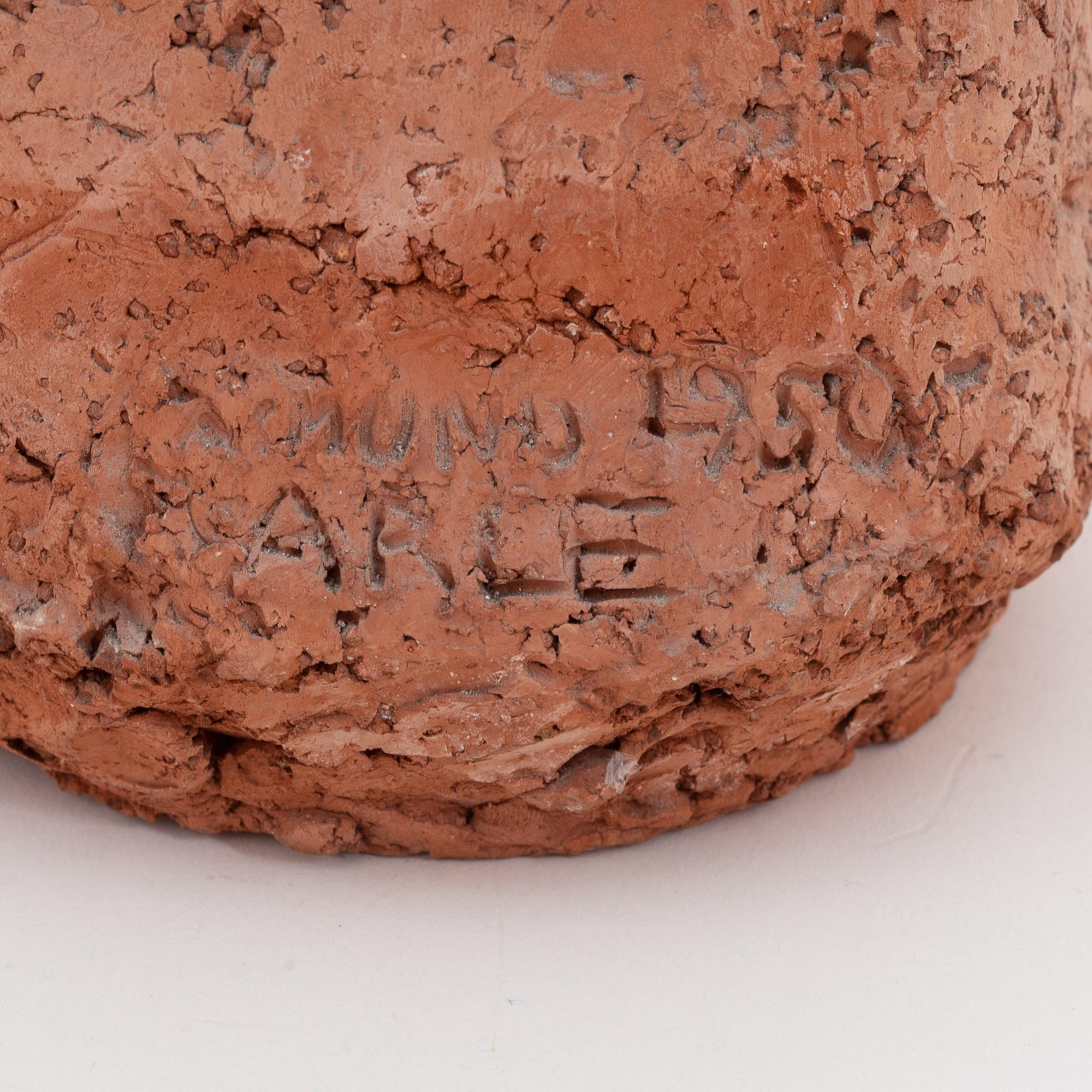 ASMUND ARLE, Skulptur, terracotta, signerad Asmund Arle och daterad 1951.