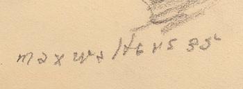 MAX WALTER SVANBERG, three signed and dated drawings.