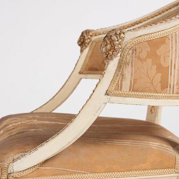 Karmstol, Stockholmsarbete, 1700-talets slut, Sengustaviansk.