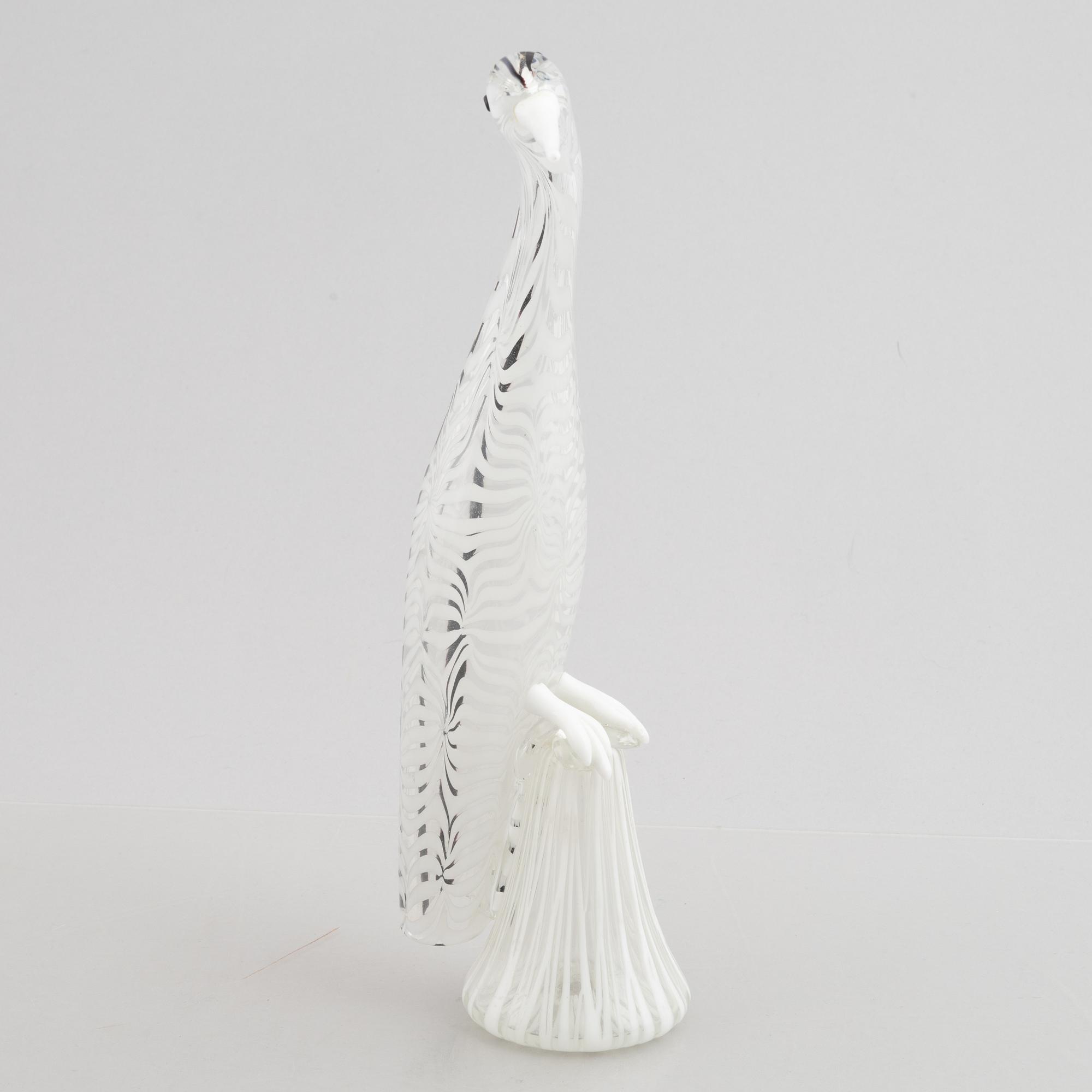 Fulvio Bianconi, a model '2779' glass sculpture, Venini, Murano, Italy 1950's/60's.