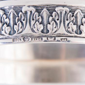 HOLGER LINDSTRÖM, COASTERS, 6 st, silver, Helsingfors 1967.