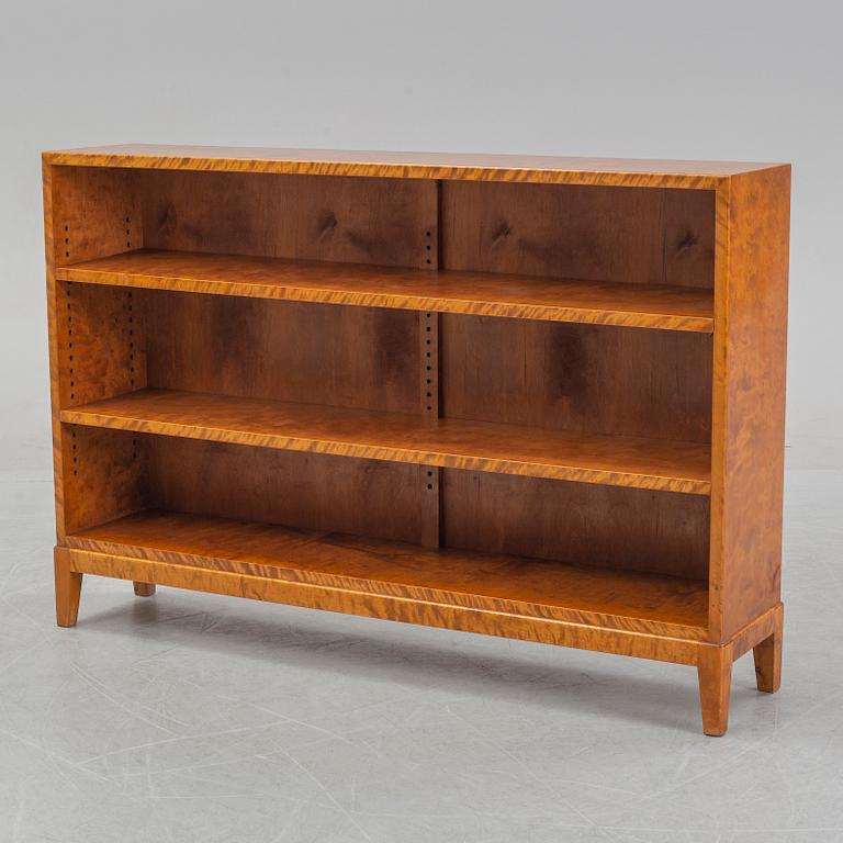 A 1930's/40's birch-veneered bookcase from Nordiska Kompaniet.