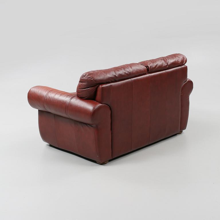 SOFFA, läder, 1900-talets andra hälft.