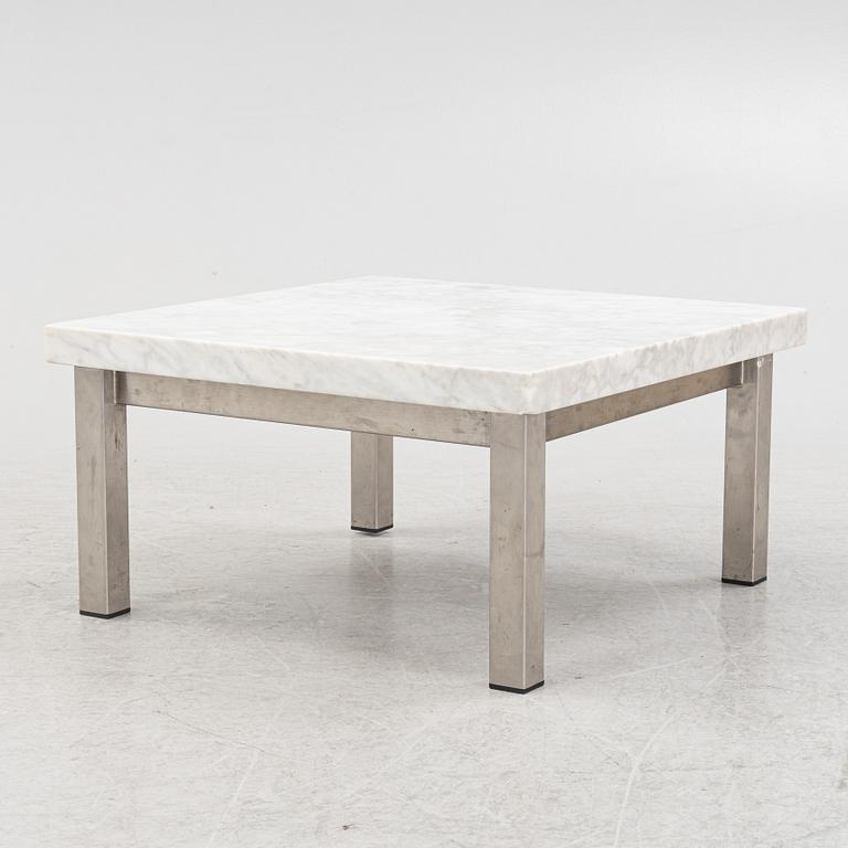 A contemporary coffee table.