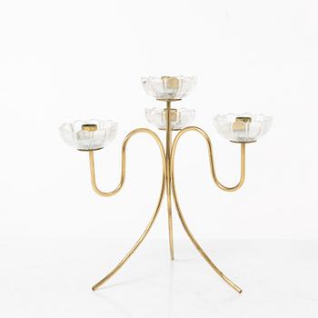 Gunnar Ander, candle holders 7 pcs, Ystad Metall. 20th century, second half.