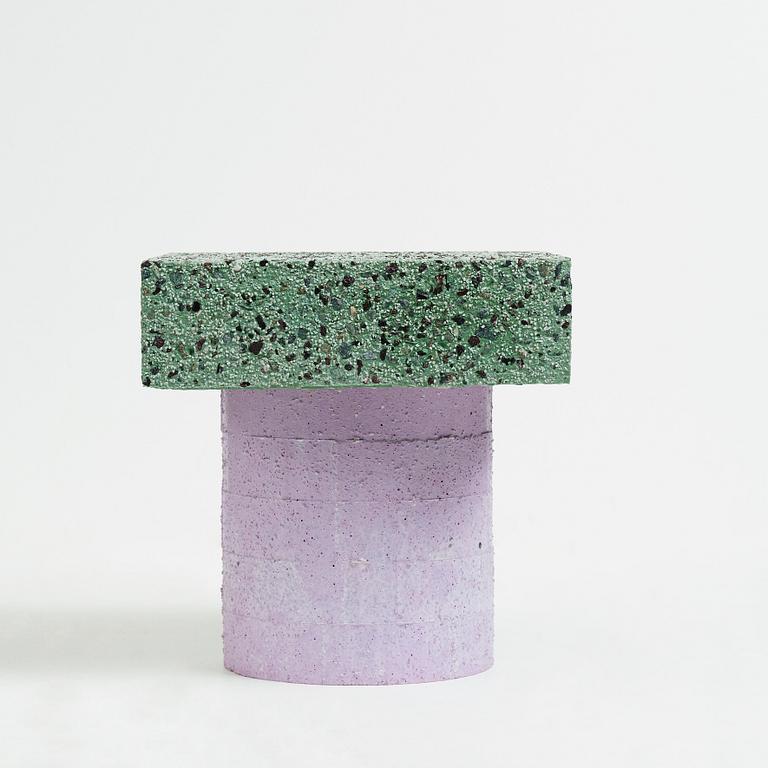 Jonatan Nilsson, a unique "Concretely Happy", table/object, Studio Jonatan Nilsson, 2017.