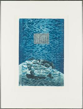Inari Krohn, etching, signed and dated 1988, numbered 2/30 tpl'a.