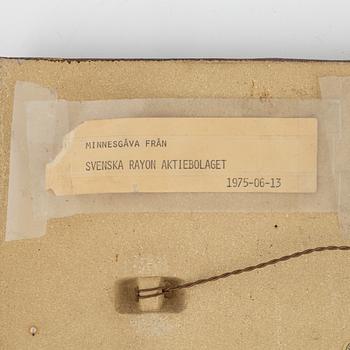 Stig Lindberg, väggrelief, stengods, Gustavsberg.