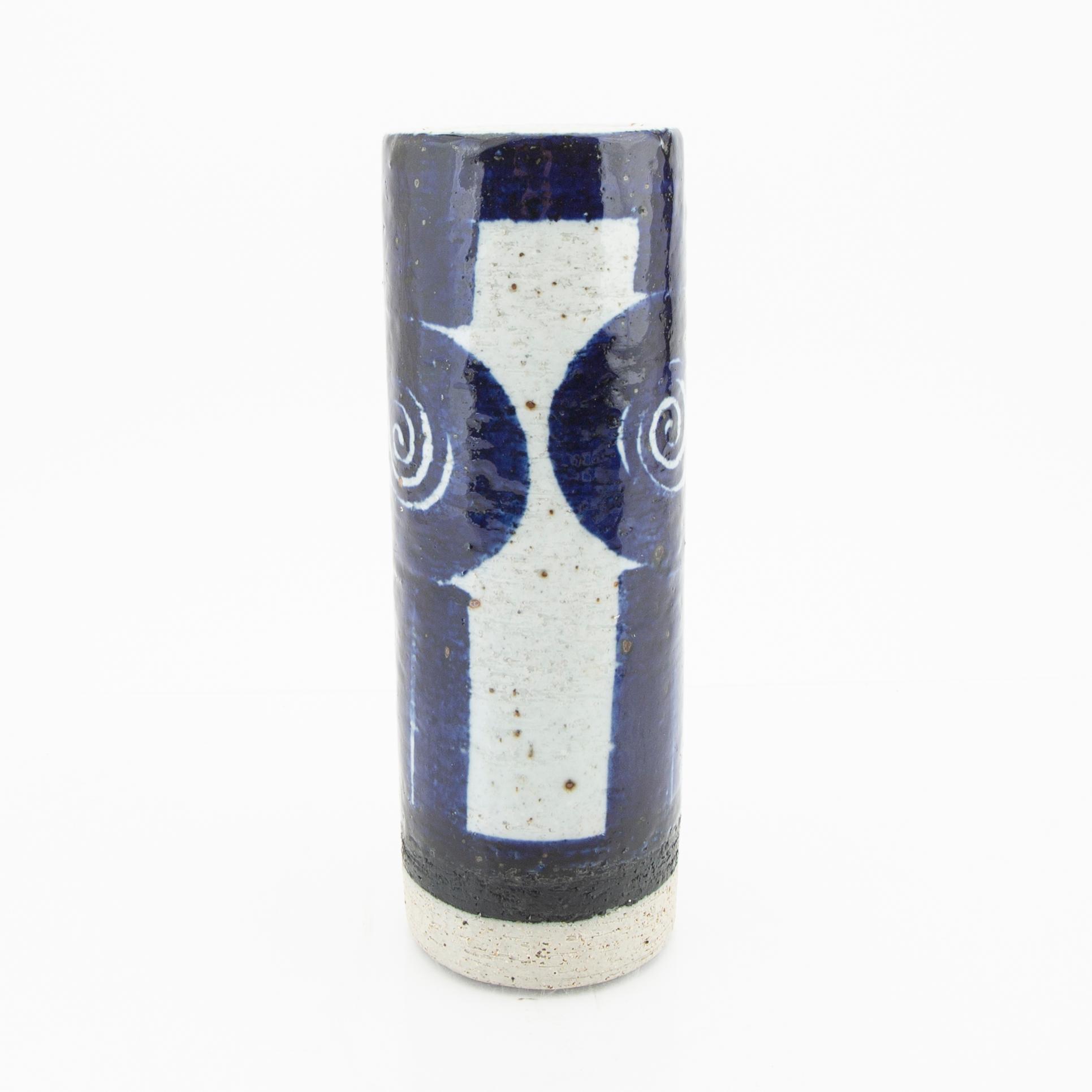 Inger Persson, a glazed stoneware signed vase and bowl from Rörstrand.