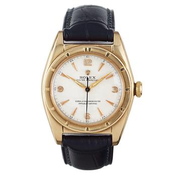 204. Rolex - "Bubbleback". Guld. Automatiskt. Ø 31 mm.