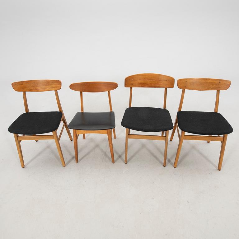 Stolar 4 st snarlika Farstrup Danmark 1960-tal.