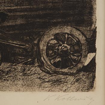 Käthe Kollwitz, "Die Pfluger" ur: Bauernkrieg (Peasant's War).