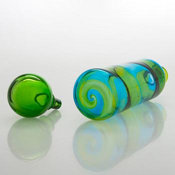 Tapio Wirkkala, A 'Coreano' glass carafe for Rosenthal 1979.