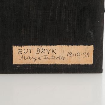 Rut Bryk, relief, keramik, signerad Rut Bryk.
