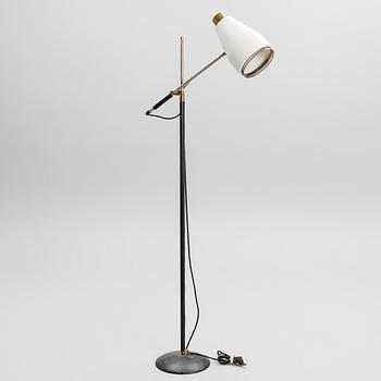 VILJO HIRVONEN, A FLOOR LAMP, H 801. Stamped Valaistustyö, H 801. Early 1970s.