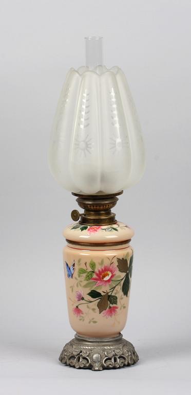 FOTOGENLAMPA, metall och glas, sent 1800-tal.