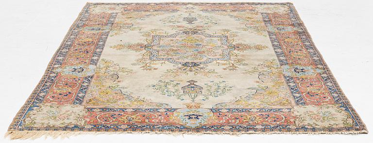 A semi-antique Tabriz carpet, West Persian, c. 250 x 175 cm.