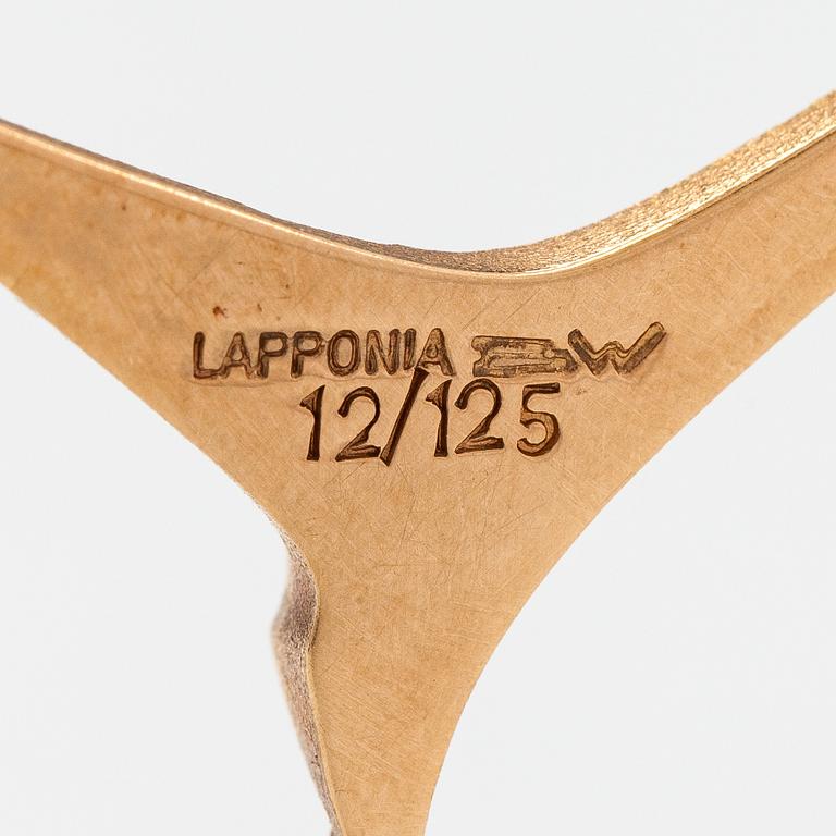 Björn Weckström, "Stockmann's jubilee jewellery", a 14K gold and platinum necklace. Lapponia 1987.