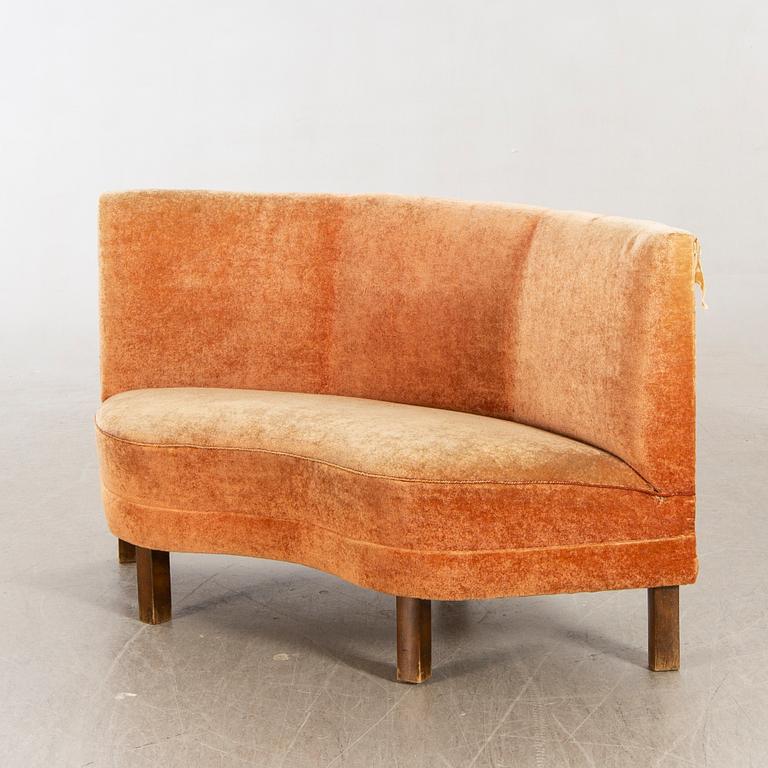 Soffa, Tillverkad av O.Gullstrands Karlstad, 30-40-tal.