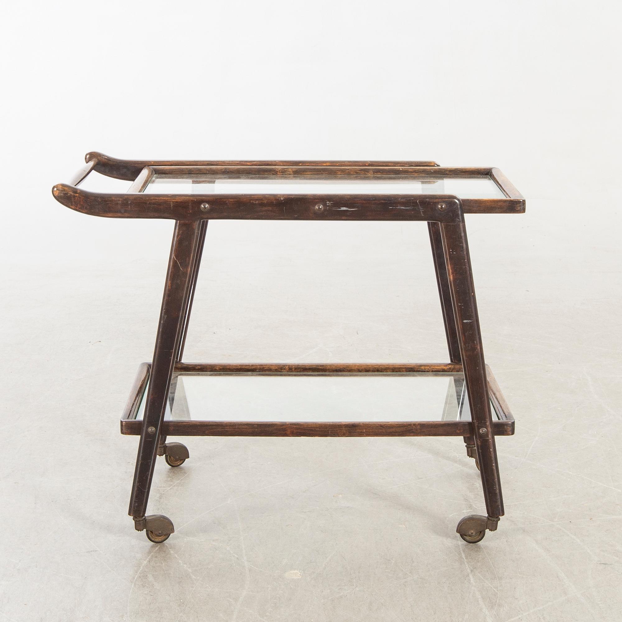 An Italien serving trolley later part of the 20th century.