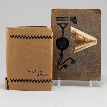MIA GREEN, photographs from WWI Haparanda in two albums stamped and dated 1915.