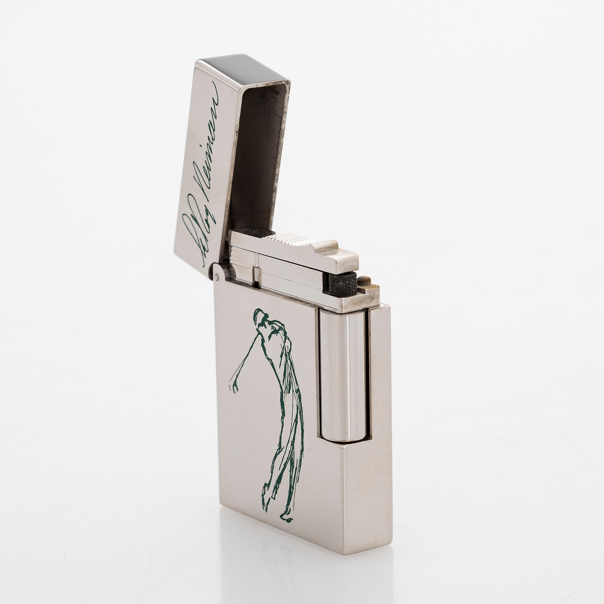 S.T.Dupont, LeRoy Neiman, tändare, limited edition, "Golf", 2003.