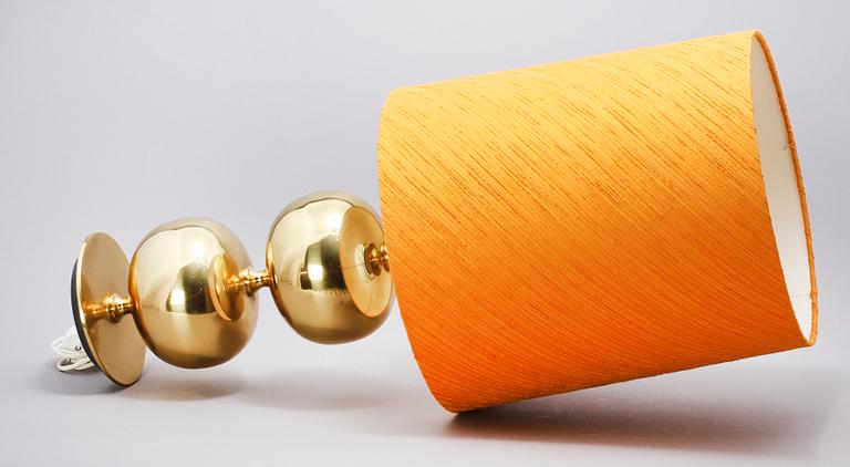 BORDSARMATURER, ett par, AB Stilarmaturer, Tranås, 1900-talets andra hälft.