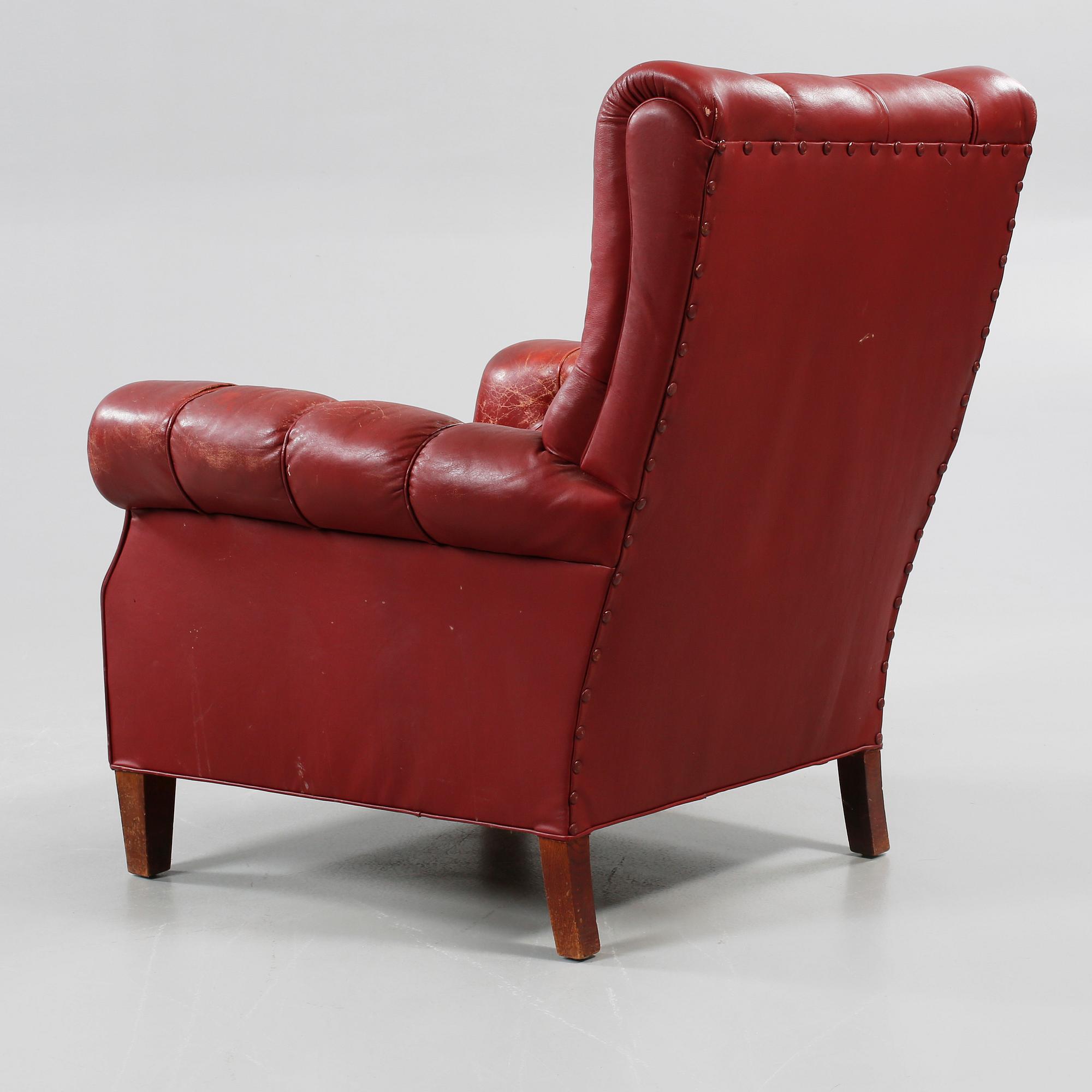 FÅTÖLJ, Chesterfieldmodell, 1900-talets första del.