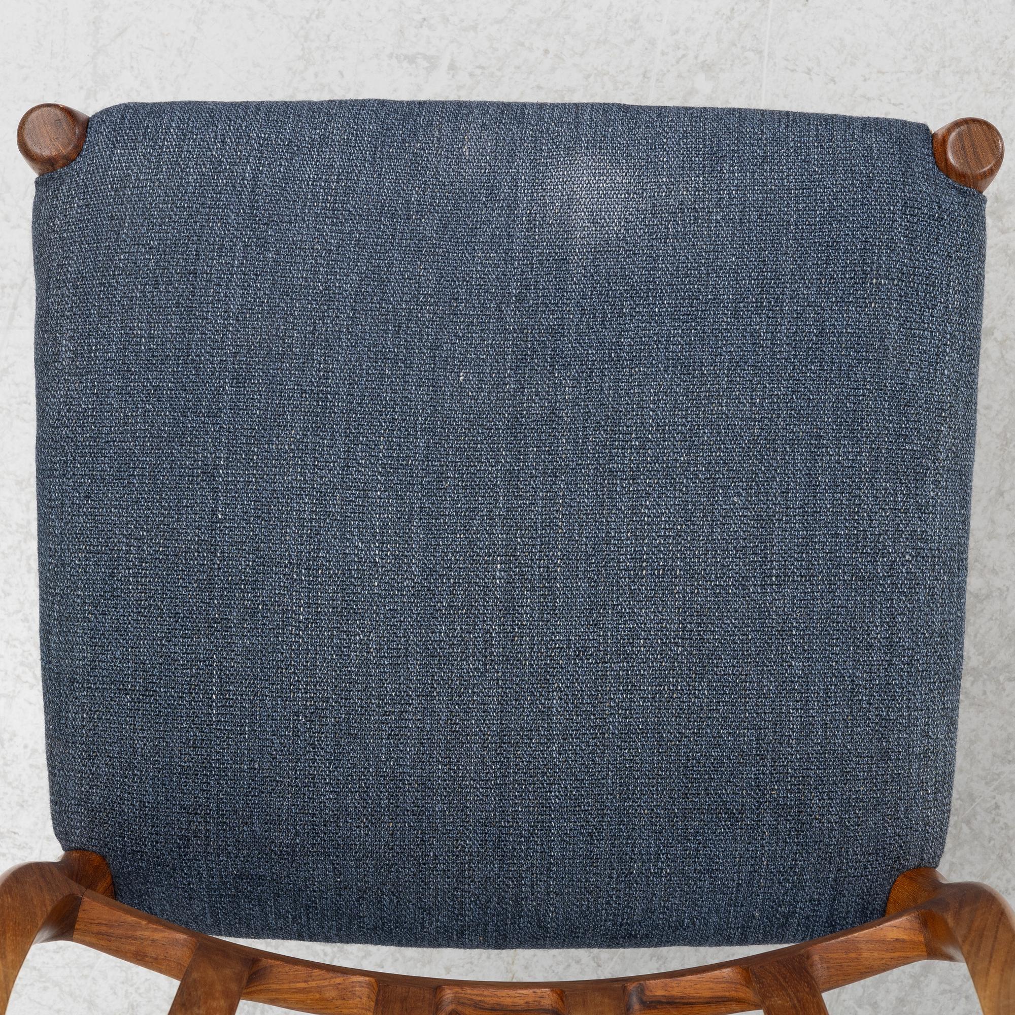 Niels Møller, three chairs, model 83, J.L. Møllers Møbelfabrik, Denmark, 1960's.