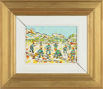 Uno Vallman, Vinterfiske.