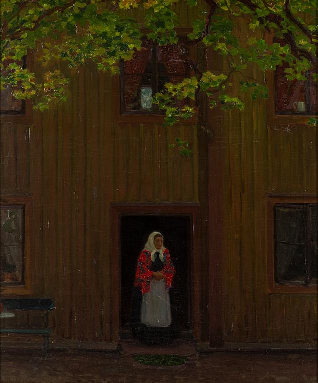 PELLE SWEDLUND, oil on canvas, signed.