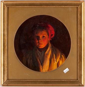 Emerik Stenberg · EMERIK STENBERG, olja, signerad.