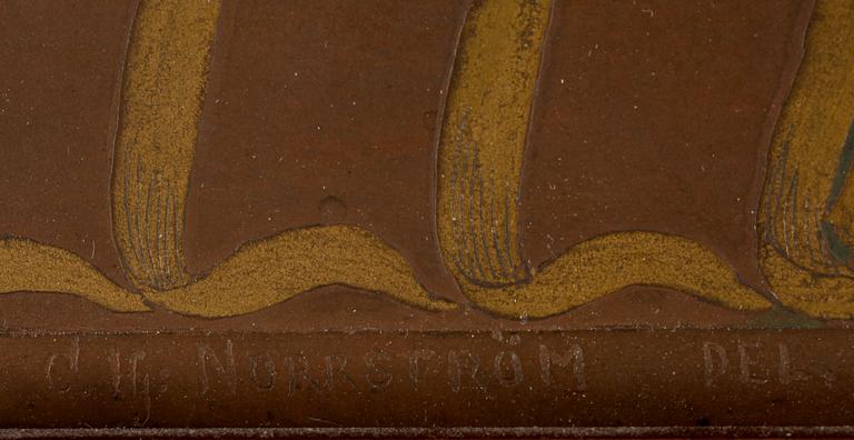 CARL HJALMAR NORRSTRÖM, etsad och graverad kopparplåt, sign o dat 1904.