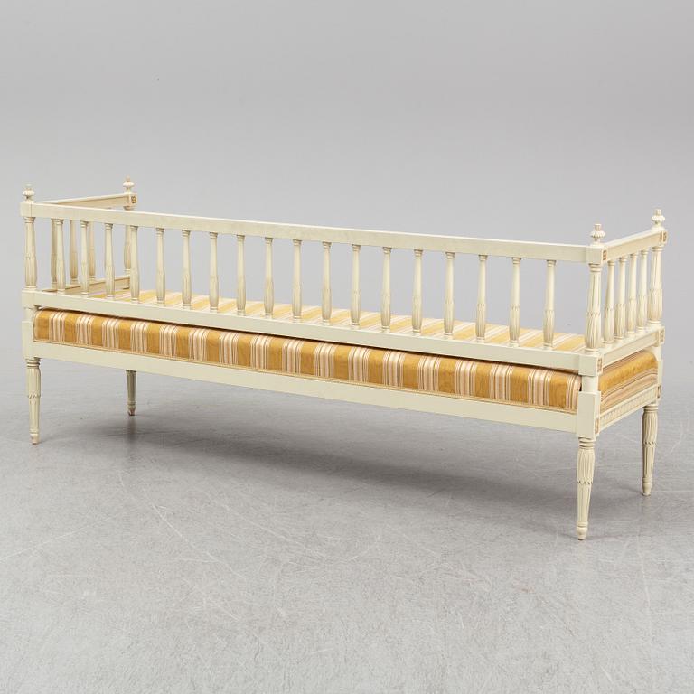 A second half of the 20th century Gustavian style sofa.