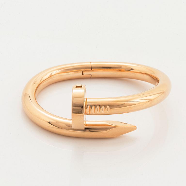 A Cartier bracelet "Juste en Clou" large model.