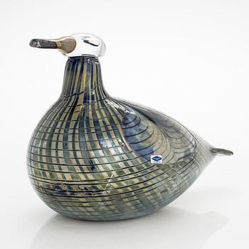 Oiva Toikka, A glass bird, signed Oiva Toikka Nuutajärvi Notsjö 427/1000.