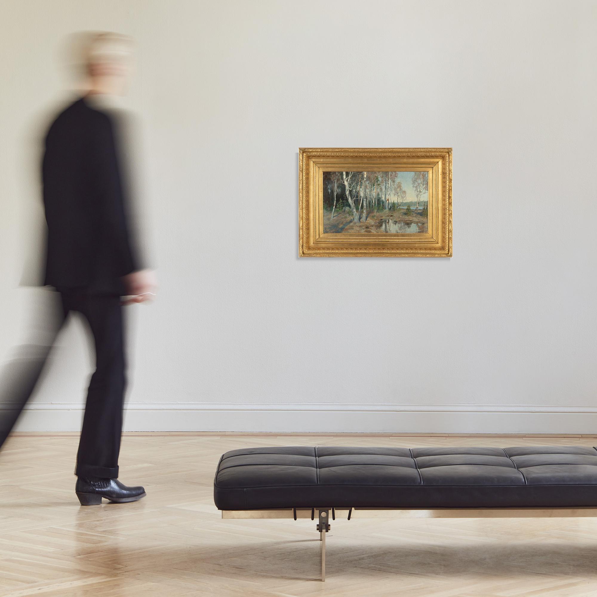Johan Krouthén, oil on canvas, signed.