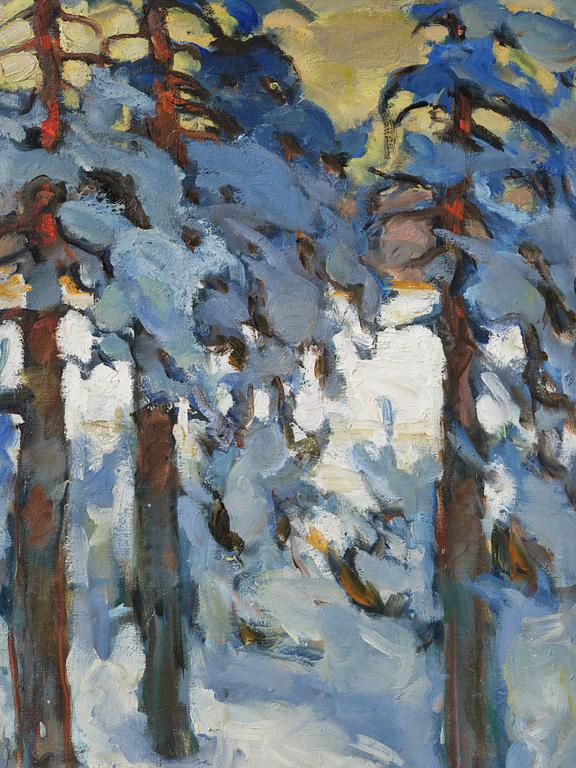 Olavi Laine, Winter landscape.